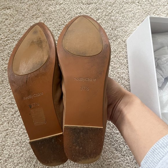 See by Chloe Jane Point Ballet Flats Jane Point Ballet Flats EU37.5/US7 - Picture 2 of 4